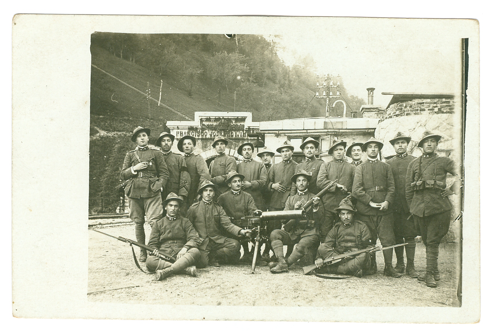 5° Reggimento Alpini. Battaglione Valtellina. 246° Compagnia. Sezione mitragliatrice