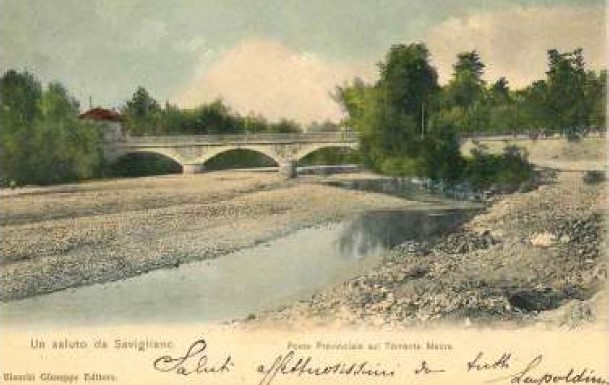 Il fiume Macra a Savigliano.