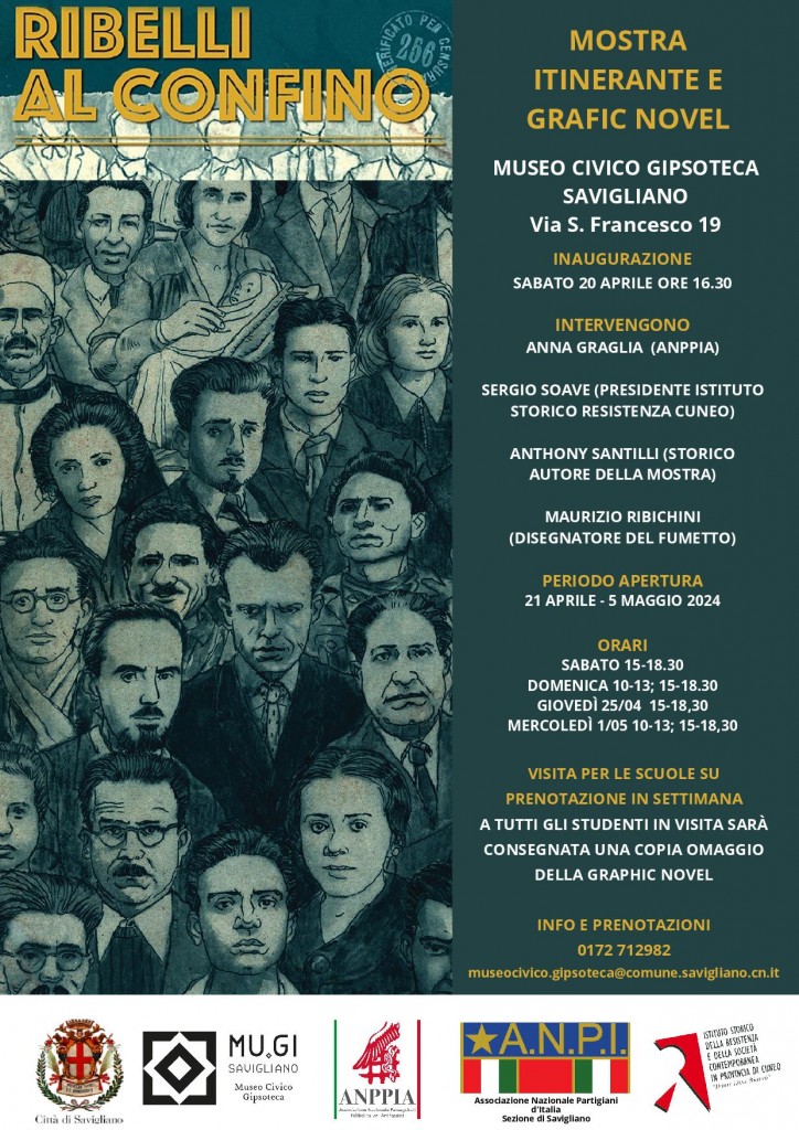 Locandina mostra Ribelli al confino