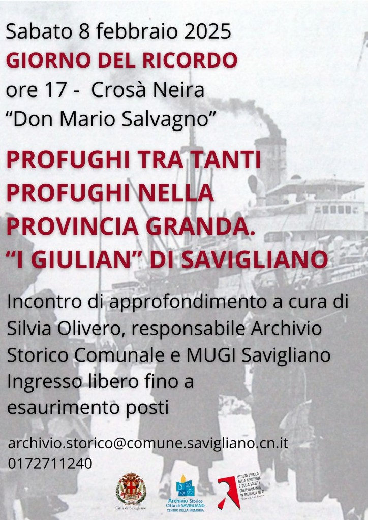 GIORNO DEL RICORDO 2025